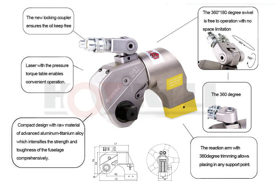 Hydraulic Torque Wrench /Impact Wrench /Pneumatic Torque Wrench (7IBT)