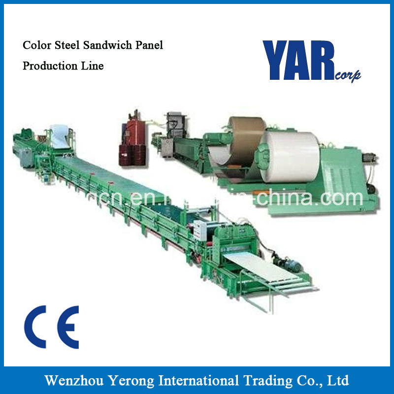 High Quality Color Steel Sandwich Panel Production Line From China