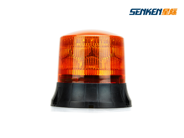 Emergency Vehicle LED Warning Beacon with Amber Dome