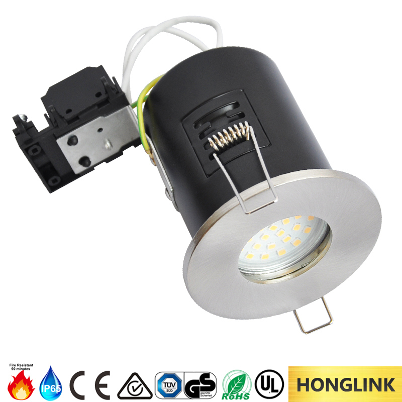 Fire Rated LED GU10 Downlight, IP65 Bathroom Light, Recessed Ceiling GU10 Downlight