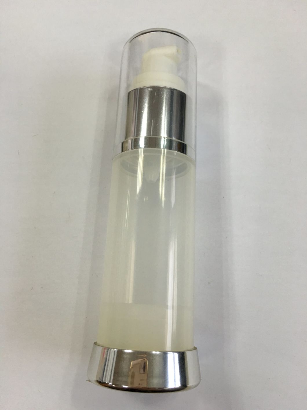 Round Plastic Airless Bottle with 50ml/30ml/15ml