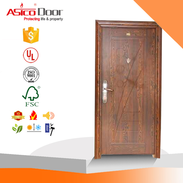 Normal Steel Security Door with High Quality (ISO9001 Standard)