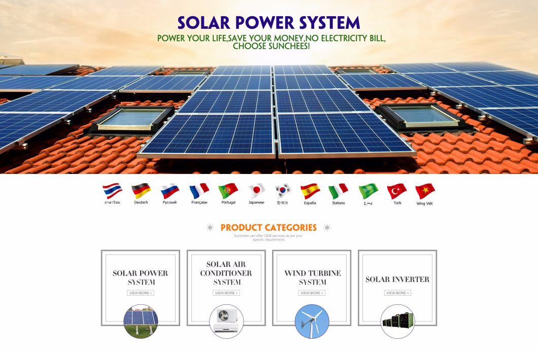 China New Products 10years Warranty 5kw off Grid Solar Power System