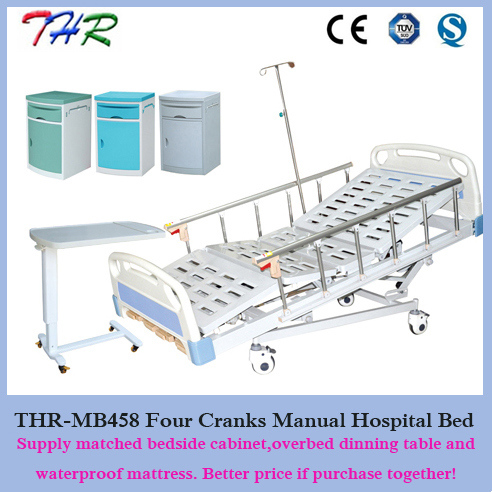 Thr-MB458 Manual Hospital Bed with Three Functions