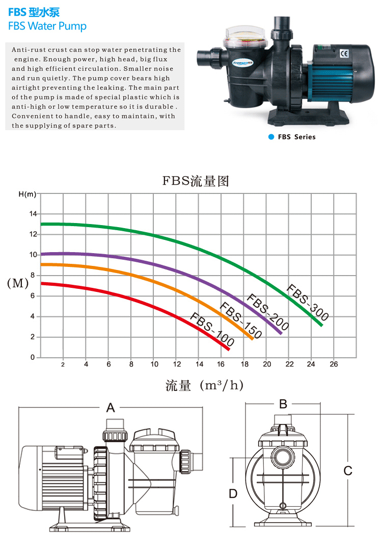 High Quality 220V/380V 3HP Outdoor Sauna Water Pump