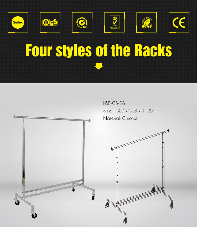 New Design Stretchable Double Rail Garment Clothes Drying Rack with Wheel