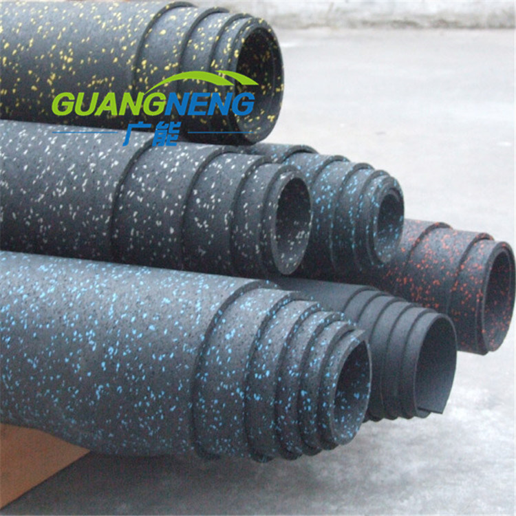 EPDM Recycled Rubber Gym Floor Rolls