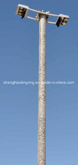 High Quality Stainless Steel Lighting Pole Powder Coating Surface Treatment