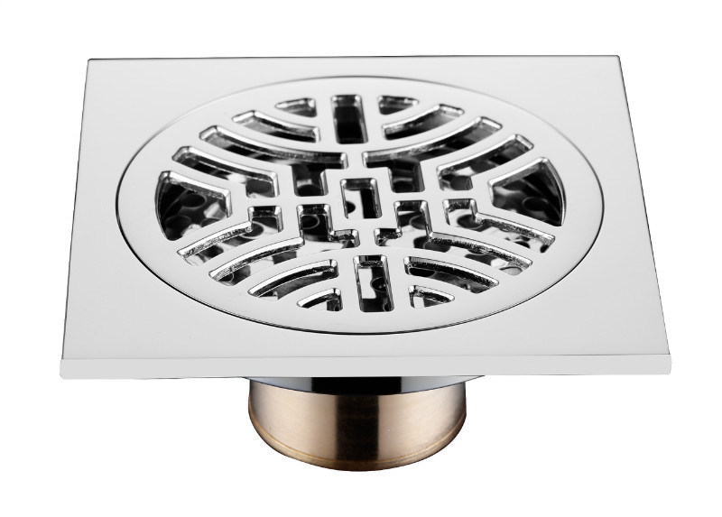 Luansen Popular Style Purify Filtering Sliver Shower Bathroom Stainless Steel Floor Drain