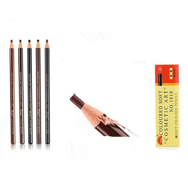 Eyeberow Peeling off Pencil Soft Color Cosmetic Waterproof Eyebrow Pencil with Makeup Tattoo Eyebrow Tint Pencil