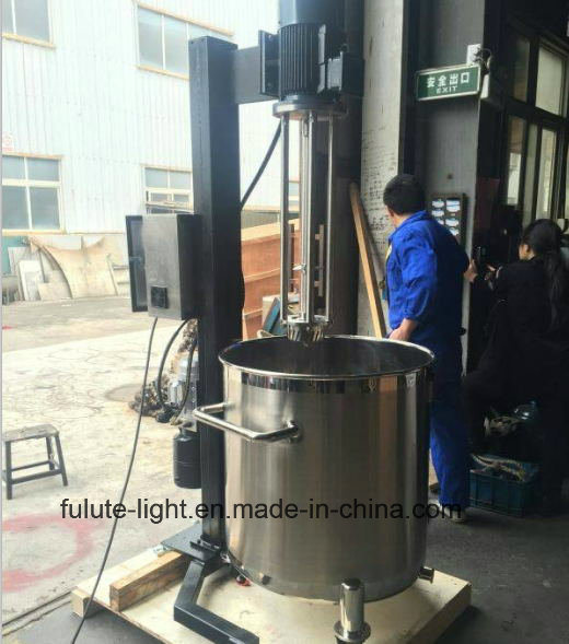 Food Grade Stainless Steel Sanitary Tank Bottom Batch High Shear Mixer