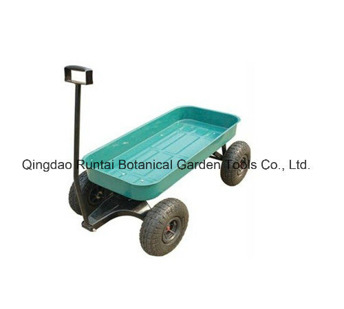 Pneumatic Tyre Four Wheels Kids Wagon Tool Cart