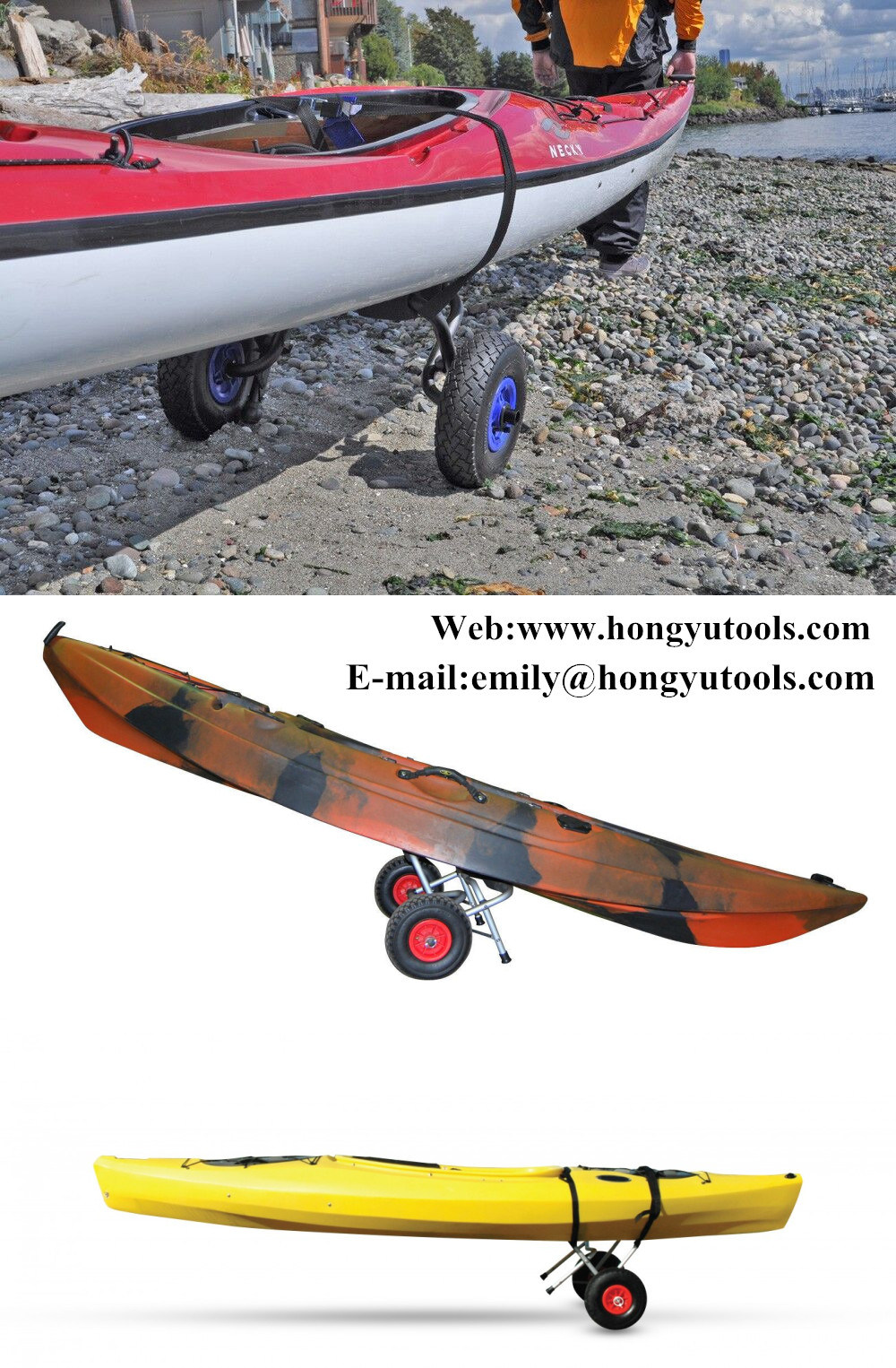Aluminum Kayak & Canoe Trolley Fdw-Ky15