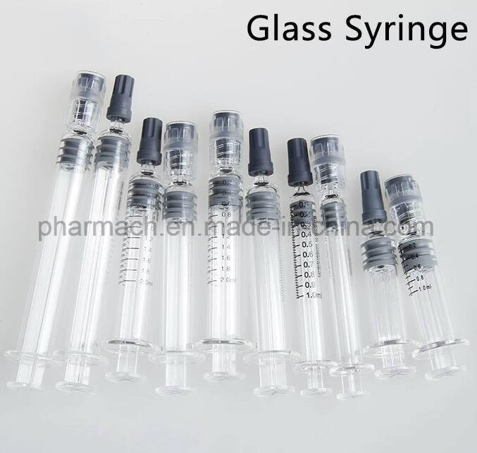 Disposable Medical Syringes Prices 1ml 2.25ml, 3ml, 5ml Glass Cbd Oil Syringe for Bulk Sale