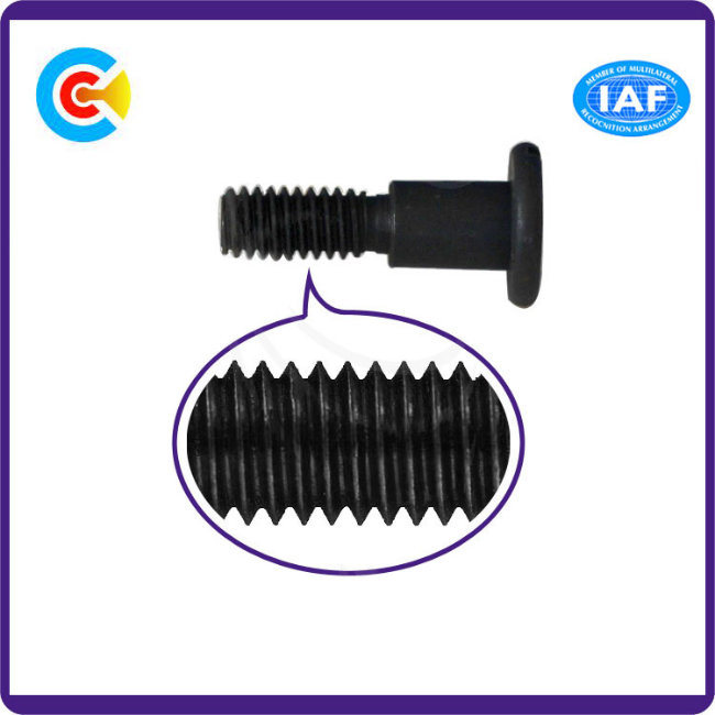 DIN/ANSI/BS/JIS Carbon-Steel/Stainless-Steel Round Flat Head Non-Standard Step Shoulder Customized Screws