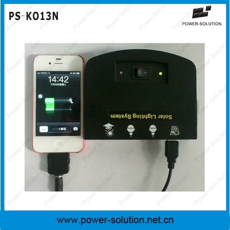 Portable 4W Mini Solar Power System for Rural Areas Lighting