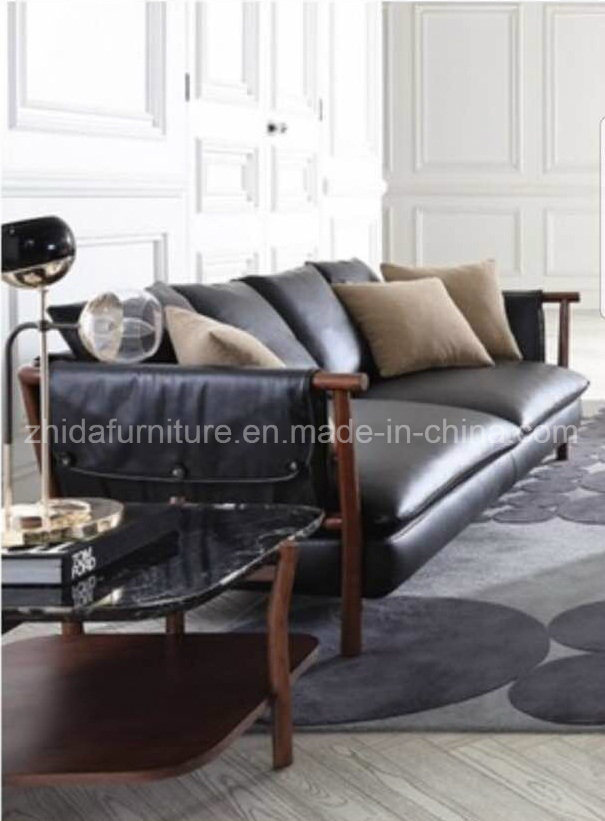 High End Modern Living Room Leather Sofa