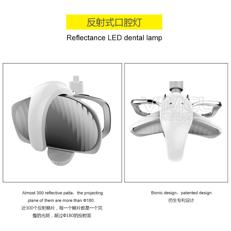 Reflectance LED Dental Lamp Shadowless Operating Light