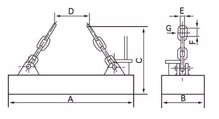 Industrial Crane Magnet for Lifting Steel Plate