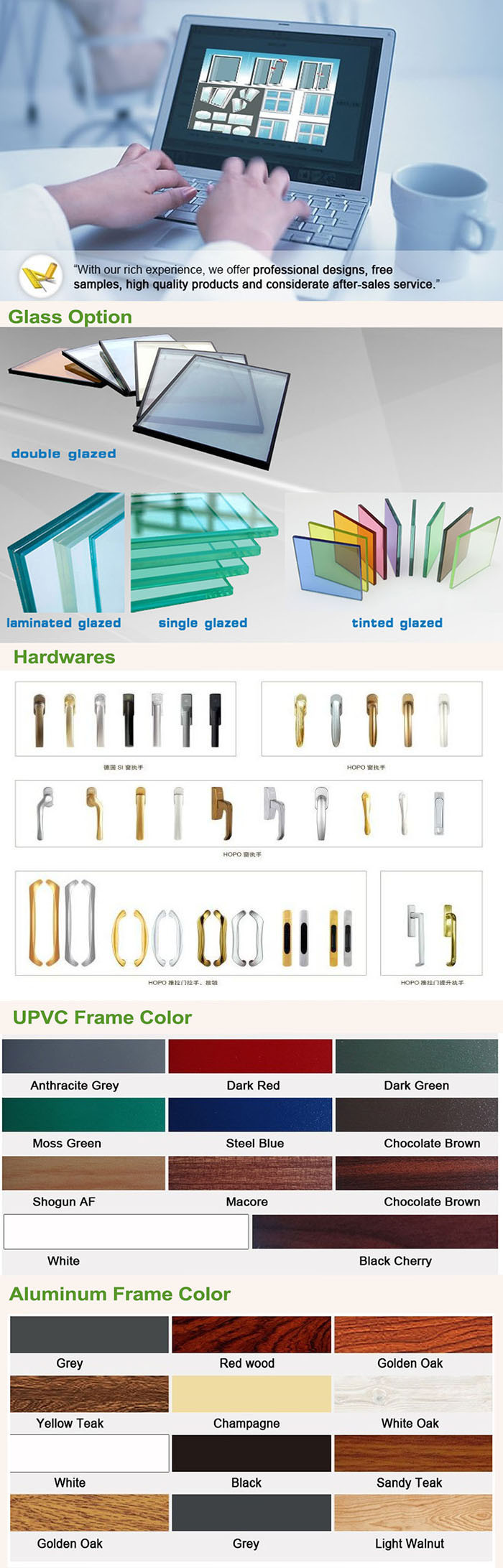 Latest Design Cheap Metel Double Glazing Aluminum Sliding Window (CL-W1012)