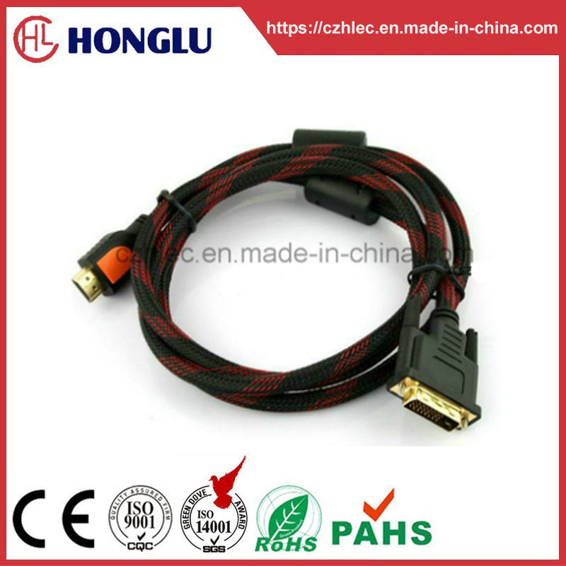 Dual Magnetic HDMI to DVI Cable