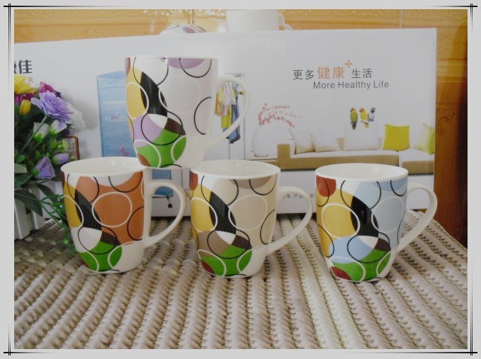 Sample China Flower Ceramic Mugs for Milk Cup