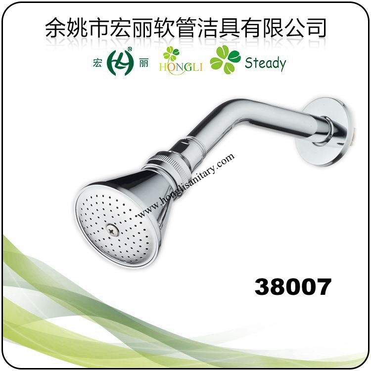 38007 Economic and Quality Chrome Plated Zinc Shower Heads