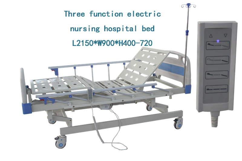 Three Function Hospital Bed, ICU Bed