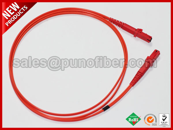 MTRJ to MTRJ Fiber Optic OM2 Multimode Patch Cord Zipcord Cable