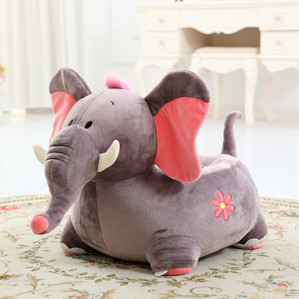 Animal Elephant Plush Sofa Seat, Soft Tatami Chairs, Birthday Gifts