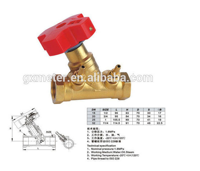 Dn15 Ball Valve Gate Valve for Water Meter Fitting