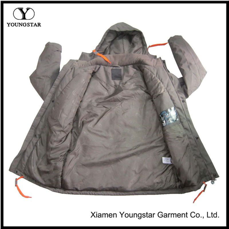 Ys-1075 Windbreaker Winter Waterproof Breathable Tactical Softshell Jacket Hoodie Mens