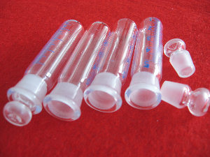 Customized Borosilicate Glass Test Tube with Glass Stopper