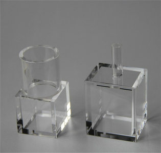 Cubic Optical Pyrex Glass Cuvette for Atomic Chamber