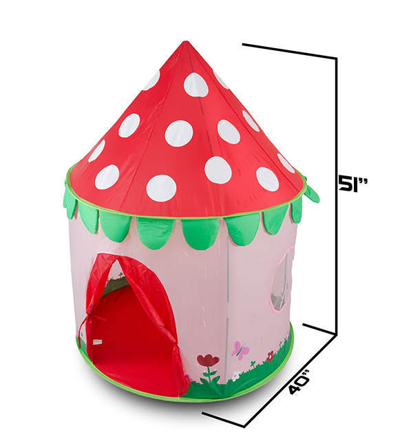 Pop-up Princess Castle Play House Indoor Outdoor Kids Play Tent