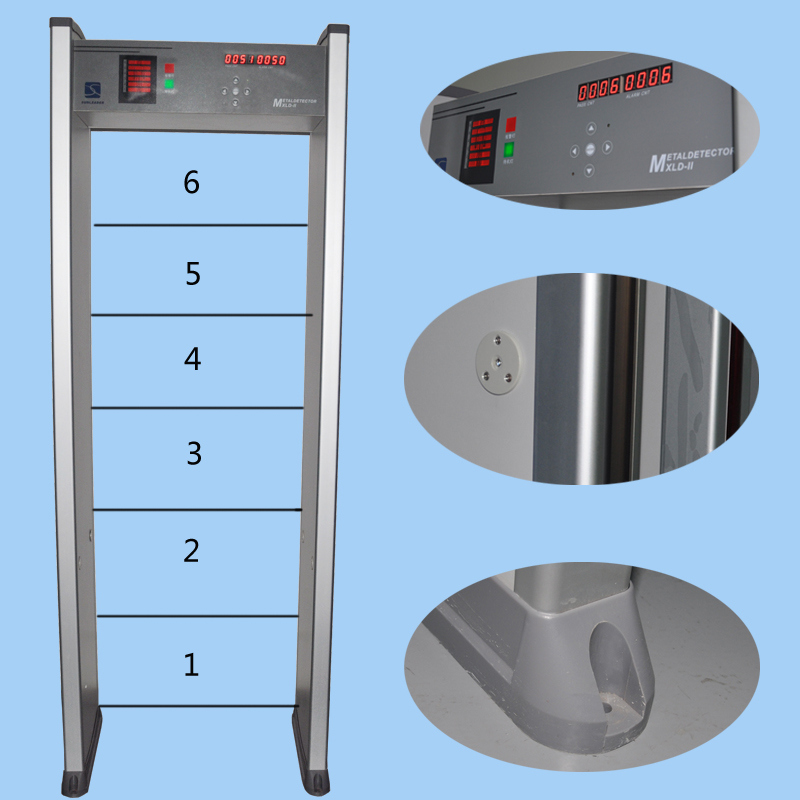 Cheapest Walk Through Metal Detector, Metal Detector Gate (XLD-II)