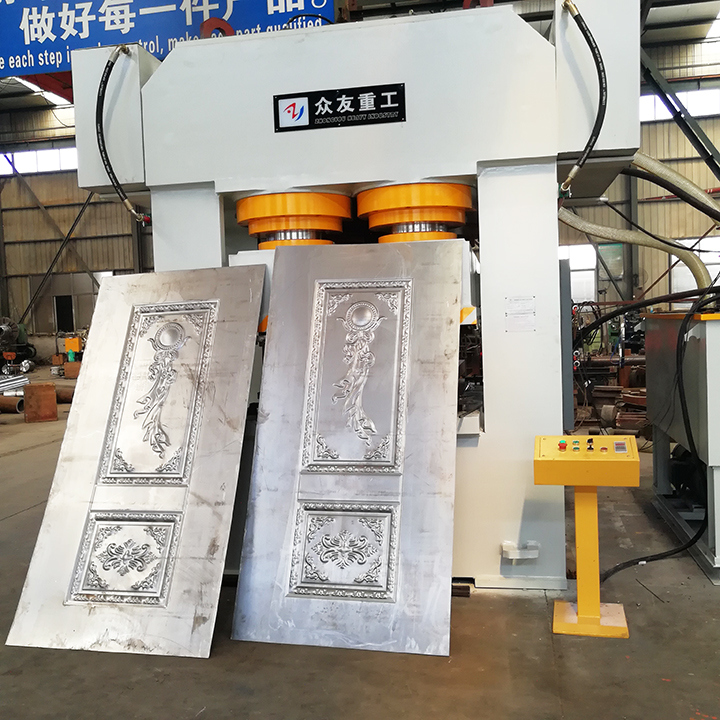 Zhongyou Cnzy Automatic Wood Steel Door Hydraulic Press Machine for Door Panel