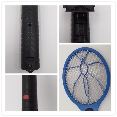 AA Battery Operated Mini Mosquito Killer Bat Anti Insect Swatter Outdoor