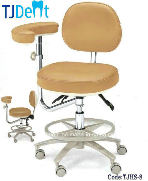 Dental Medical Doctor Equipment Portable Lab Chair Office Soft Stool (TJHS-8)