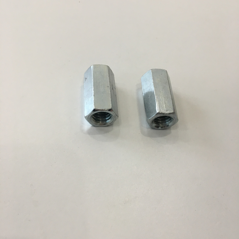 Fine Thread Products Blue and White Zinc Coupling Nut