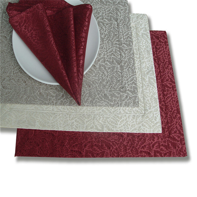 Wholesale 100% Polyester Hotel Dinner Table Cloth Napkin