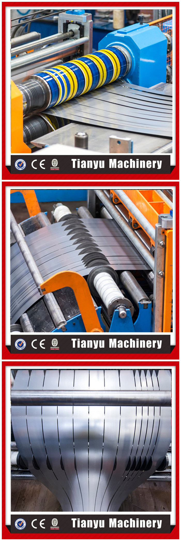 Cut to Length Sheet Slitting Line Forming Machine