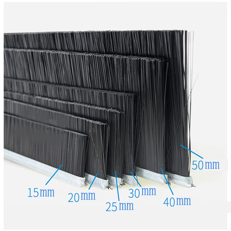 High Quality PP Nylon Wire Door Seal Strip Brush