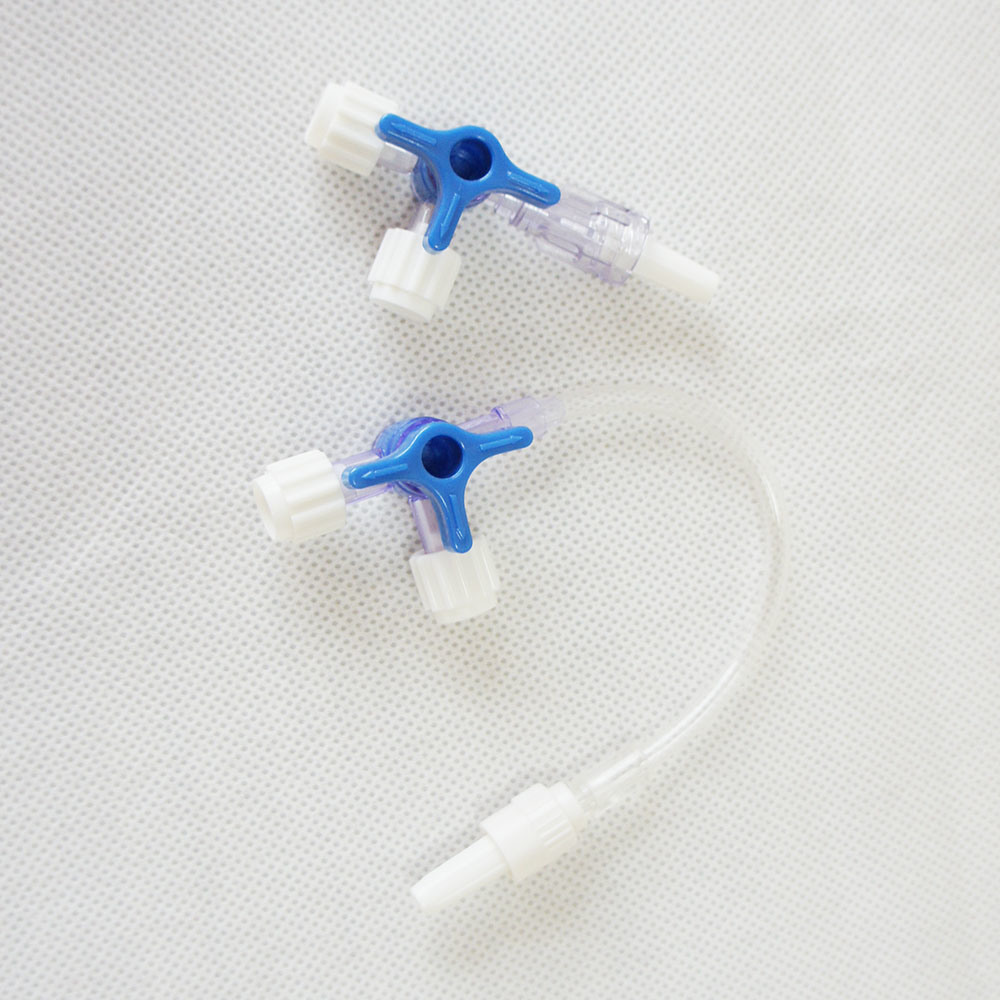 Medical Disposable Sterile Three Way Valve, 3 Way Sopcock, Three-Way Stopcock