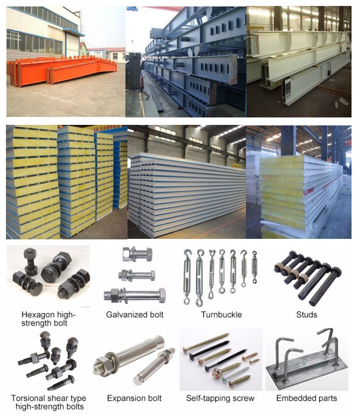 China Construction Design Prefabricated Steel Structure Warehouse for Building