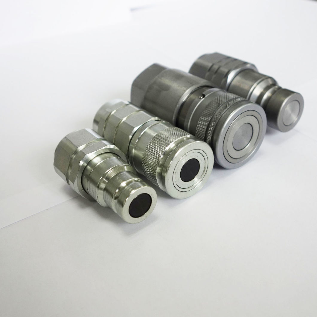 Nwp4 Series Hydraulic Fluid Oil Pipe Line Connector Flat Face Quick Release Couplings