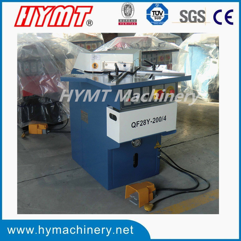 QF28Y-6X200 fixed angle hydraulic corner notching cutting shearing machine