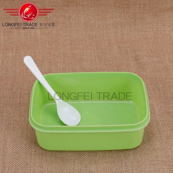 Eco-Friendly Stocked Children Food Container/Lunch Box with Spoon