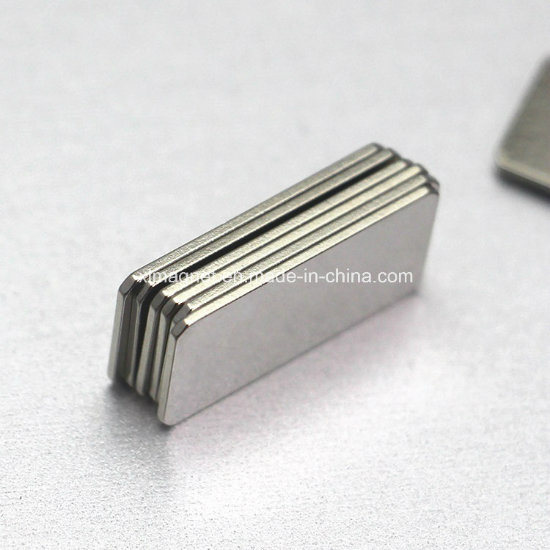 Thin Rectangle Piece Permanent Magnet in Cheap Price L2010