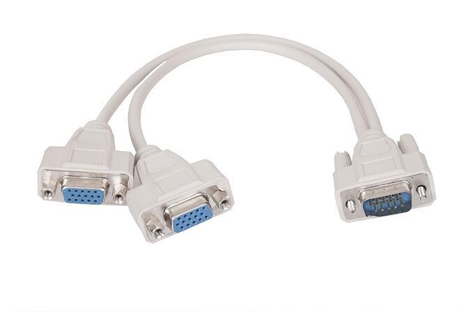 VGA to 2 Female VGA Video Splitter Cable